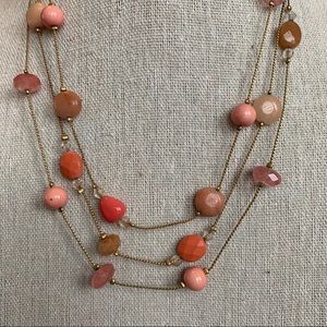 Gold and Orange Necklace
